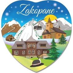 Pan Dragon Magnes I love Poland Zakopane ILP-MAG-C-ZAK-14