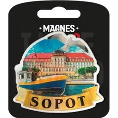 Pan Dragon Magnes I love Poland Sopot ILP-MAG-A-SOP-02