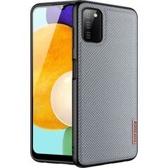 Dux Ducis Dux Ducis Fino etui pokrowiec pokryty nylonowym materiałem Samsung Galaxy A03s szary