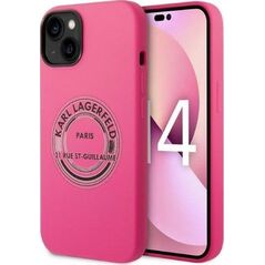 Karl Lagerfeld Karl Lagerfeld KLHCP14SSRSGRCF iPhone 14 6,1" hardcase różowy/pink Silicone RSG NoSize
