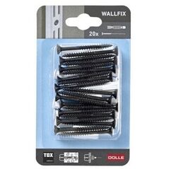 ΒΙΔΕΣ WALLFIX 20ΤΜΧ ΜΑΥΡΟ