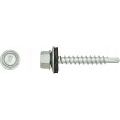 Stoginiai savisriegiai KOELNER, 4,8 x 35 mm, 250 vnt. Cinkuoti, su tarpine, RAL8019, RR32