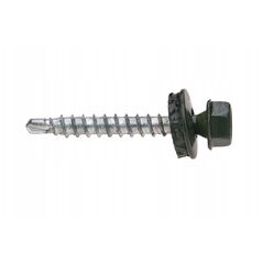 Savisriegiai GUNNEBO, 4,8 x 50 mm, 100 vnt., ZN Cinkuoti, su tarpine, zalios spalvos RAL6020 (RR11)