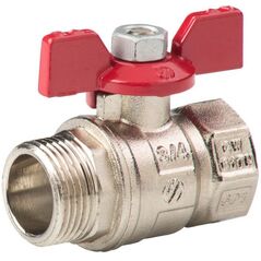 Rutulinis ventilis ARCO Nile, 1" isore/vidus, su trumpa rankenele
