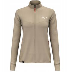 Bluza damska bez kaptura Salewa Puez Waffle Hyb PL Jacket - quicksand