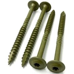 Konstrukciniai medsraigciai ROBUS, 5 x 90/54 mm, praplatinta galva, lauko darbams 100 vnt., TORX25