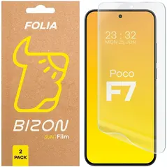 Folia matowa Bizon Glass Film Sun Duo do Xiaomi POCO F7 [2 PACK]