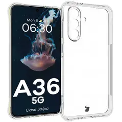 Elastyczne etui Bizon Case Salpa do Samsung Galaxy A36 5G przezroczyste