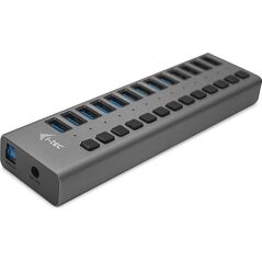 Zasilacz do laptopa I-TEC i-tec U3CHARGEHUB13UK ładowarka do urządzeń przenośnych Uniwersalne Szary Prąd przemienny Wewnętrzna