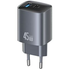 Ładowarka sieciowa USAMS CC290 T66 45W   GaN 1xUSB-A 1xUSB-C tarnish