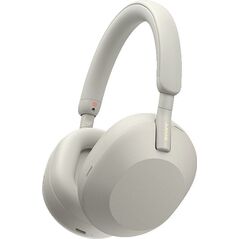 Sony WH-1000XM5 Noise Cancelling Belaidės ausinės, Bluetooth, Sidabrinė (12 Mėn. garantija)