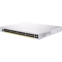 Cisco CBS350-48P-4X Zarządzany L2/L3 Gigabit Ethernet (10/100/1000) Obsługa PoE Srebrny