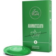 PREZERWATYWY-LOVE MATCH ARROMATIZATO  - 6 PCS PACK