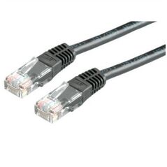 Kabel krosowy UTP, kat. 6 (klasa E), czarny, 5 m