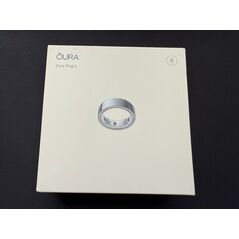 Oura Ring 4 smart ring, Silver, size 8