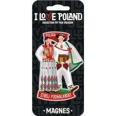 Pan Dragon Magnes I love Poland Polska ILP-MAG-D-PL-33