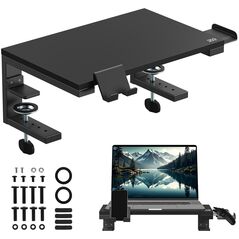 Podstawka pod laptop / monitor Ergo Office, max. obciążenie 20kg, dla przekąt. 13-32", czarna, ER-303 B
