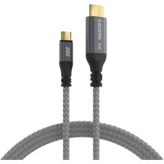 EFB Elektronik USB-HDMI-00001 adapter kablowy 1,8 m USB Type-C Czarny, Szary