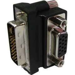 Adapter AV Delock DVI-D - D-Sub (VGA) czarny (65172)