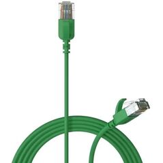 Καλώδιο δικτύου Slimline - CAT6A RJ45 - RJ45 U/UTP Έκδοση πράσινη - 2 m