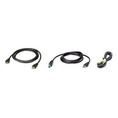 ATEN 2L-7D02UHX3 καλώδιο KVM Μαύρο 1,8 m