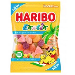 Haribo ζελεδάκια τροπικά φρούτα exotix | 100g
