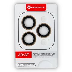 Szkło hartowane Forcell Premium do aparatu - do iPhone 13 Pro / 13 Pro Max Złoty