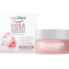 Equilibra Rosa Regenerating Anti-Aging różany krem przeciwstarzeniowy z kwasem hialuronowym 50ml