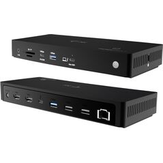 i-tec TB4TRIPLEDOCKPDIT stacja dokująca Przewodowa Thunderbolt 4 Czarny