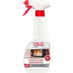 Feda Płyn Do Mycia Szyb Kominkowych Kominków 600ml Czysta Szyba Kominkowa Feda