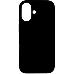 Pomologic CoverCase - προστατευτική θήκη σιλικόνης για iPhone 16 συμβατή με MagSafe (μαύρο)