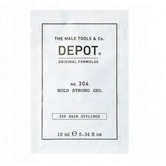 Depot, 300 Hair Stylings No. 304, Botanical, Hair Styling Gel, For Styling, Strong Hold, 10 ml For Men