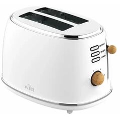 Witt Premium Wood toaster, white