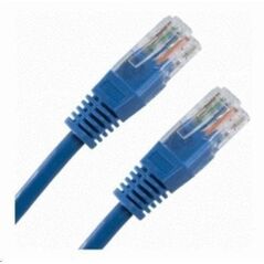 LYNX UTP patch kabel Cat5e, PVC, CCA, 5m, modrý