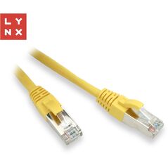 LYNX FTP patch kabel Cat5e PVC, CCA, 15m, žlutý