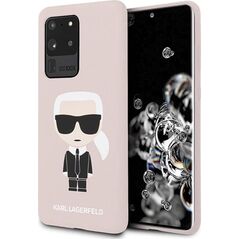 Karl Lagerfeld Karl Lagerfeld Fullbody Silicone Iconic - Etui Samsung Galaxy S20 Ultra (Pink) uniwersalny