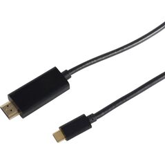 Kabel USB Icy Box USB-C - HDMI 1.8 m Czarny (10-57185)