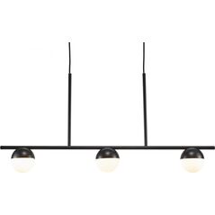 Lampa wisząca Nordlux Nowoczesna lampa sufitowa LED Ready czarna Nordlux CONTINA kule 2010953003