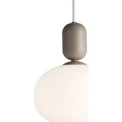 Lampa wisząca Nordlux Wisząca lampa Notti 2011003010 Nordlux opalowe szkło kulista biała