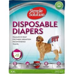 Simple Solution Simple Solution Pieluchy Jednorazowe Dla Suczek XXL 12szt