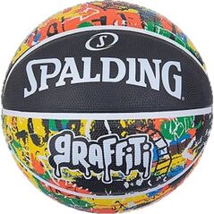 Μπάλα μπάσκετ Spalding Graffity, μέγεθος 5, πράσινο/κίτρινο