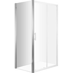 ΓΥΑΛΙ LARGA WALK-IN 90 ΜΕ ΧΡΩΜΙΟ ΠΡΟΦΙΛ