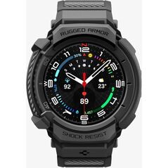 Etui Spigen Rugged Armor Pro do Samsung Galaxy Watch 8 Classic 46mm Matte Black
