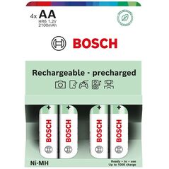 ΠΡΟΕΚΤΕΤΑΡΧΕΝΗ ΜΠΑΤΑΡΙΑ BOSCH 4ΤΜΧ AA HR6B4P2100/00 2100mAh