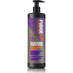 Fudge  FUDGE_Clean Blonde Damage Rewind Violet-Toning Shampoo regenerujący i tonujący szampon do włosów blond 1L