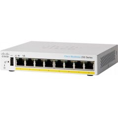 Cisco Cisco switch CBS250-8PP-D, 8xGbE RJ45, fanless, 45W, PoE - REFRESH
