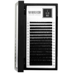 Zestaw sztuczne rzęsy Nanolash VOLUME LASHES Doczepy 6-13 mm