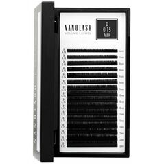 Zestaw sztuczne rzęsy Nanolash VOLUME LASHES Doczepy 6-13 mm