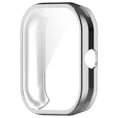 Etui z osłoną ekranu Bizon Case Watch Felipe do Xiaomi Redmi Watch 4 srebrne