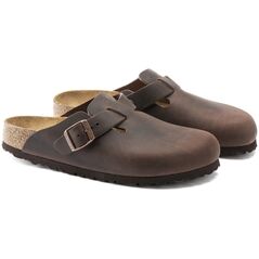 Birkenstock Boston Oiled Leather 860133 Brązowe 46